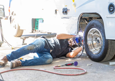 RV collision repair project